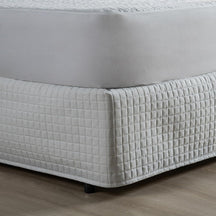 Saia Para Cama Box Matelada 150 Fios Quadriculada