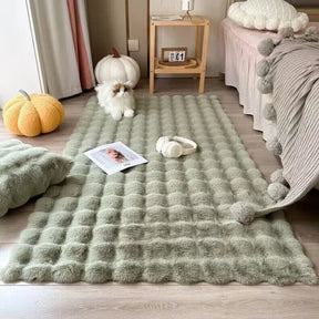 Tapete Felpudo Bubble Plush – Maciez e Estilo para sua Casa