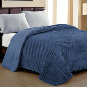 Coberdrom Canelado Plush – Manta Plush com Textura